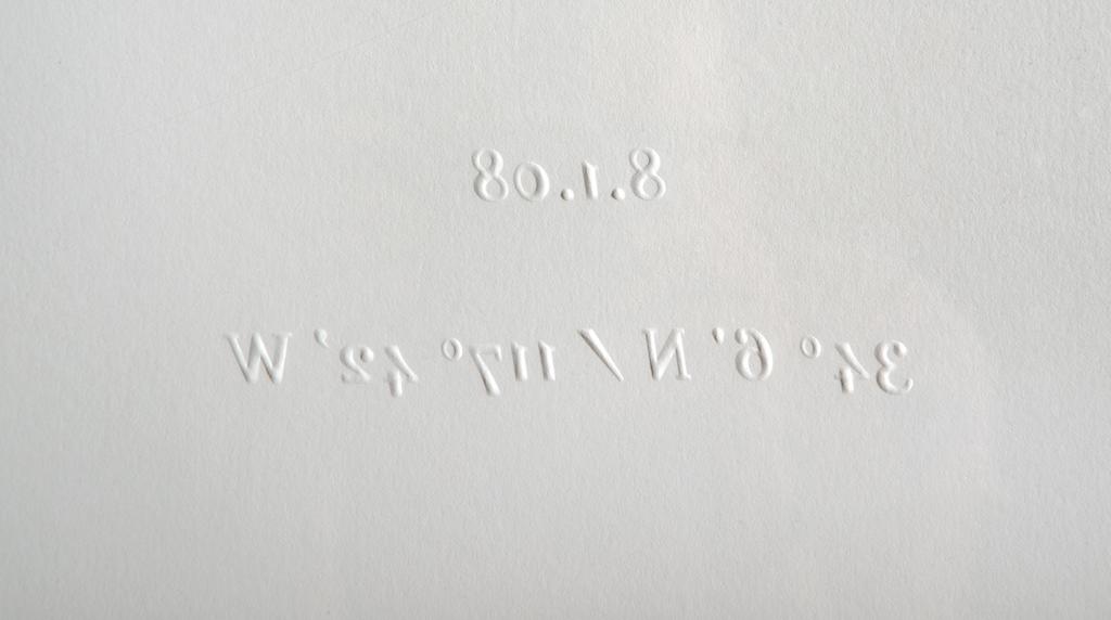 蒂姆·伯格，《物有所值(兔子的脚)》(2014)，纸，塑料.